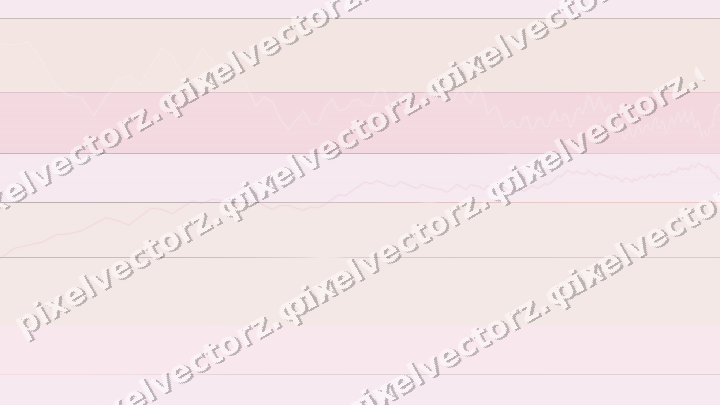 Glowing neon chart background in pink and red