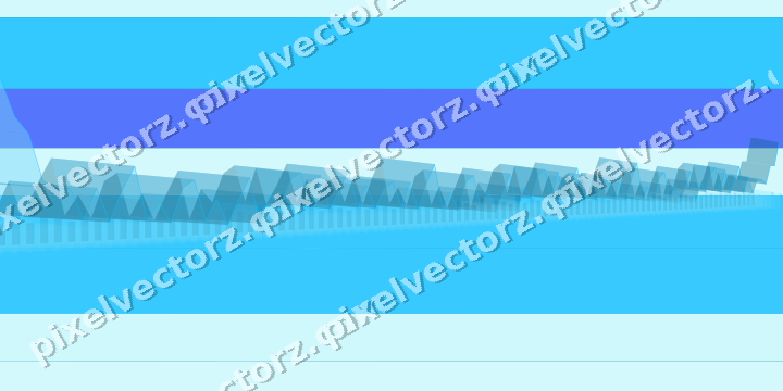 Glowing neon chart background in cyan and teal