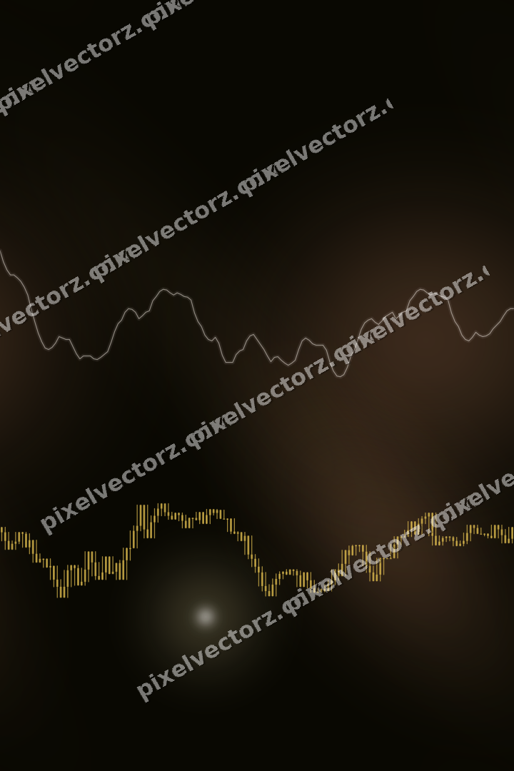 Nahtloser Neon Diagramm Hintergrund in Bernstein und Orange