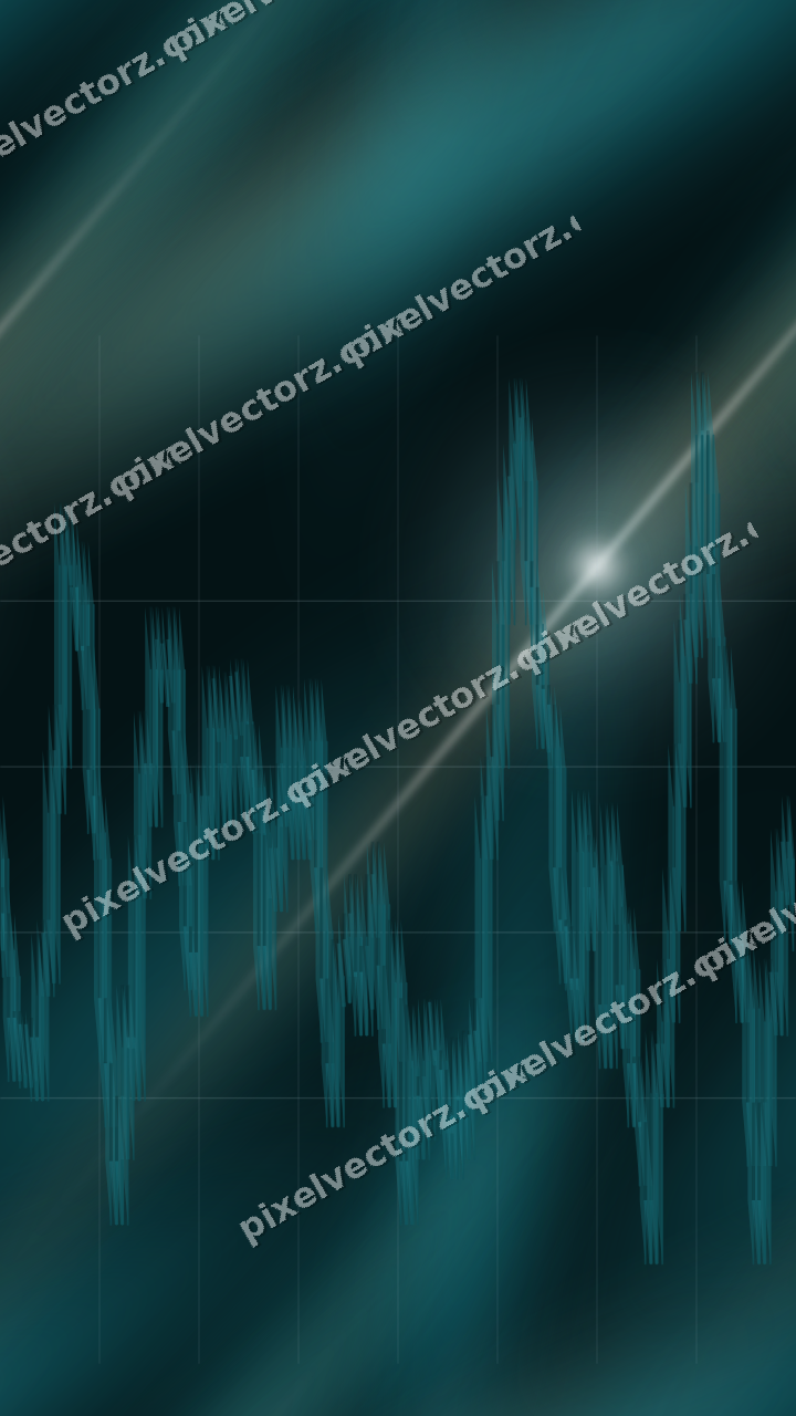 Nahtloser Neon Diagramm Hintergrund in Petrol und Orange