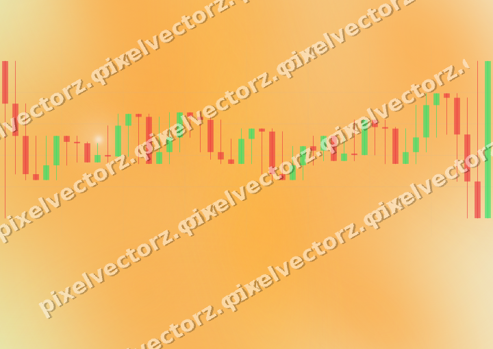 Soft pastel chart background in orange and amber