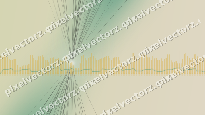 Soft pastel chart background in amber and green