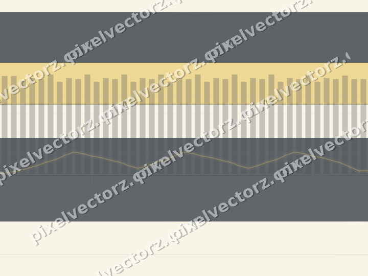 Glowing neon chart background in amber and grey