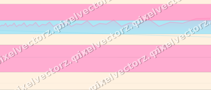 Glowing neon chart background in pink and cyan