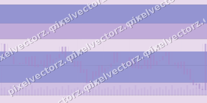 Glowing neon chart background in purple and blue