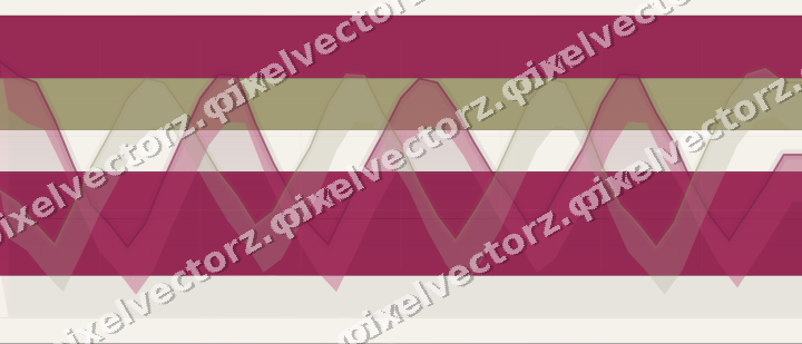 Glowing neon chart background in pink and yellow