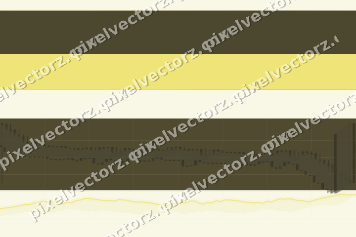 Glowing neon chart background in amber and yellow