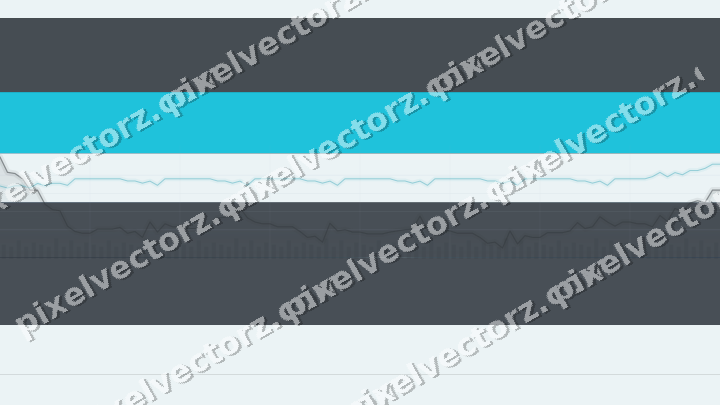 Glowing neon chart background in blue and teal