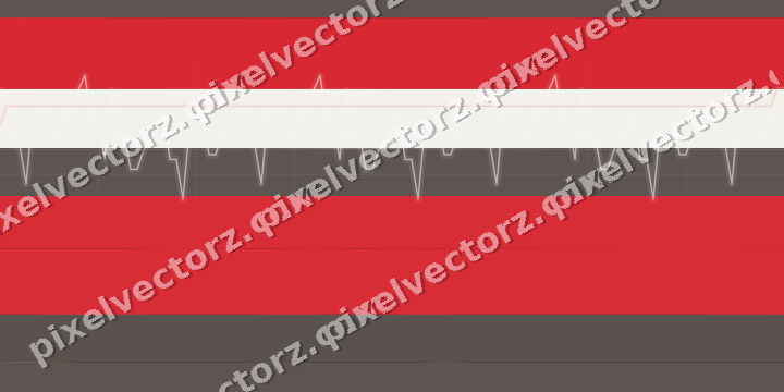 Glowing neon chart background in red and amber