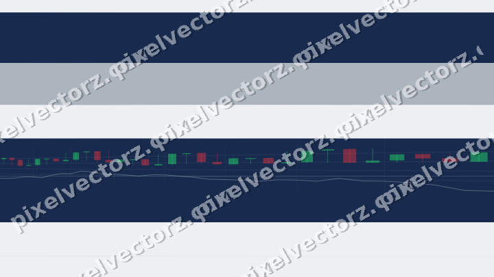 Soft pastel chart background in dark blue and white