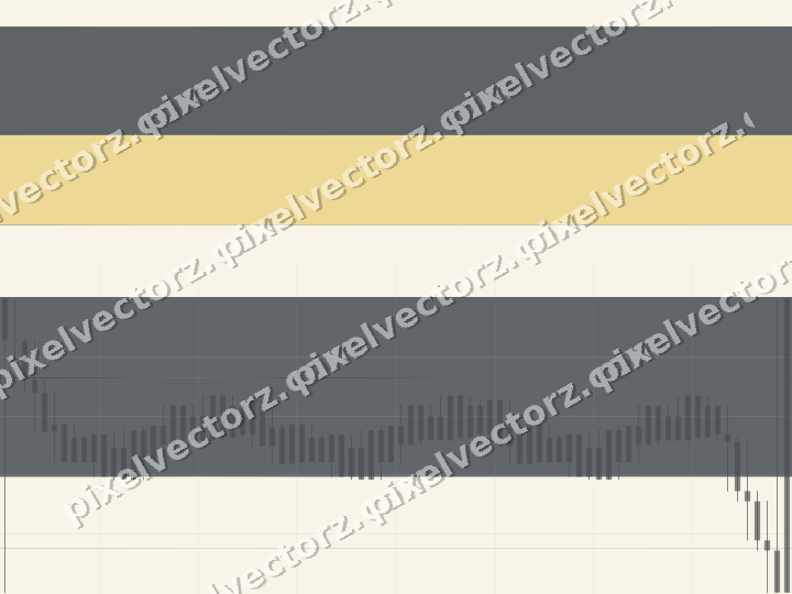 Glowing neon chart background in blue and amber