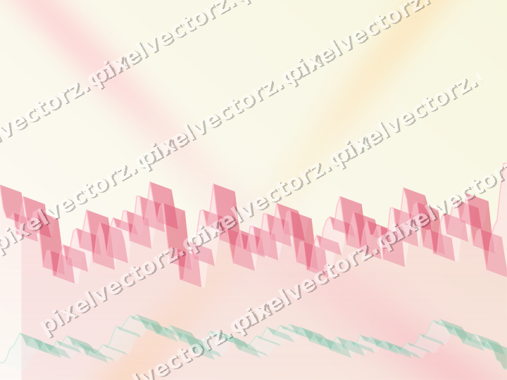 Soft pastel chart background in pale pink and pale amber