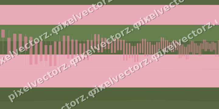 Glowing neon chart background in pink and lime