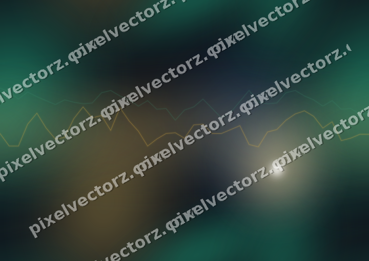 Nahtloser Neon Diagramm Hintergrund in Bernstein und Grün