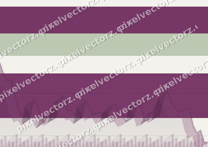 Glowing neon chart background in magenta and lime