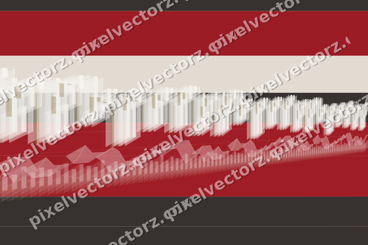 Soft pastel chart background in red and pale amber