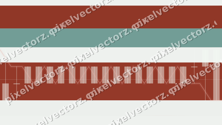 Soft pastel chart background in red and orange