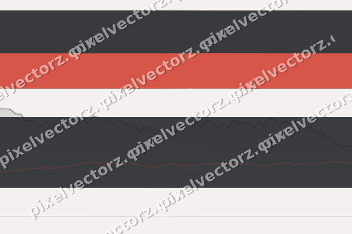 Glowing neon chart background in blue and red