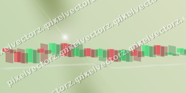 Soft pastel chart background in lime and pink