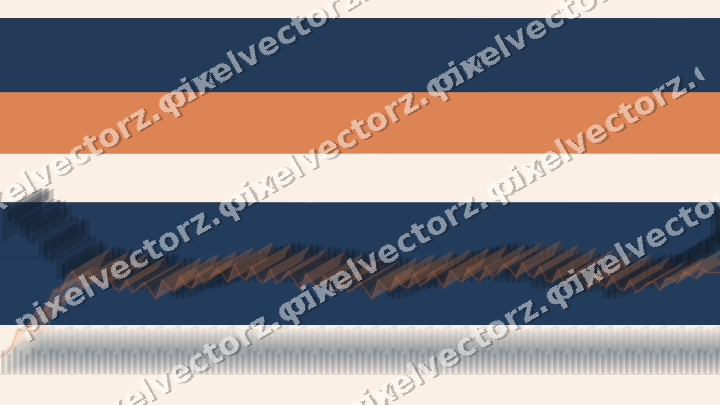 Glowing neon chart background in blue and orange