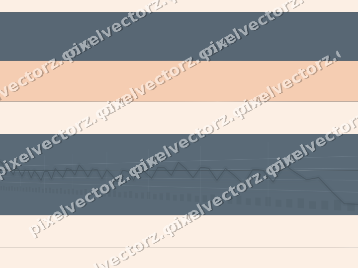 Glowing neon chart background in blue and orange