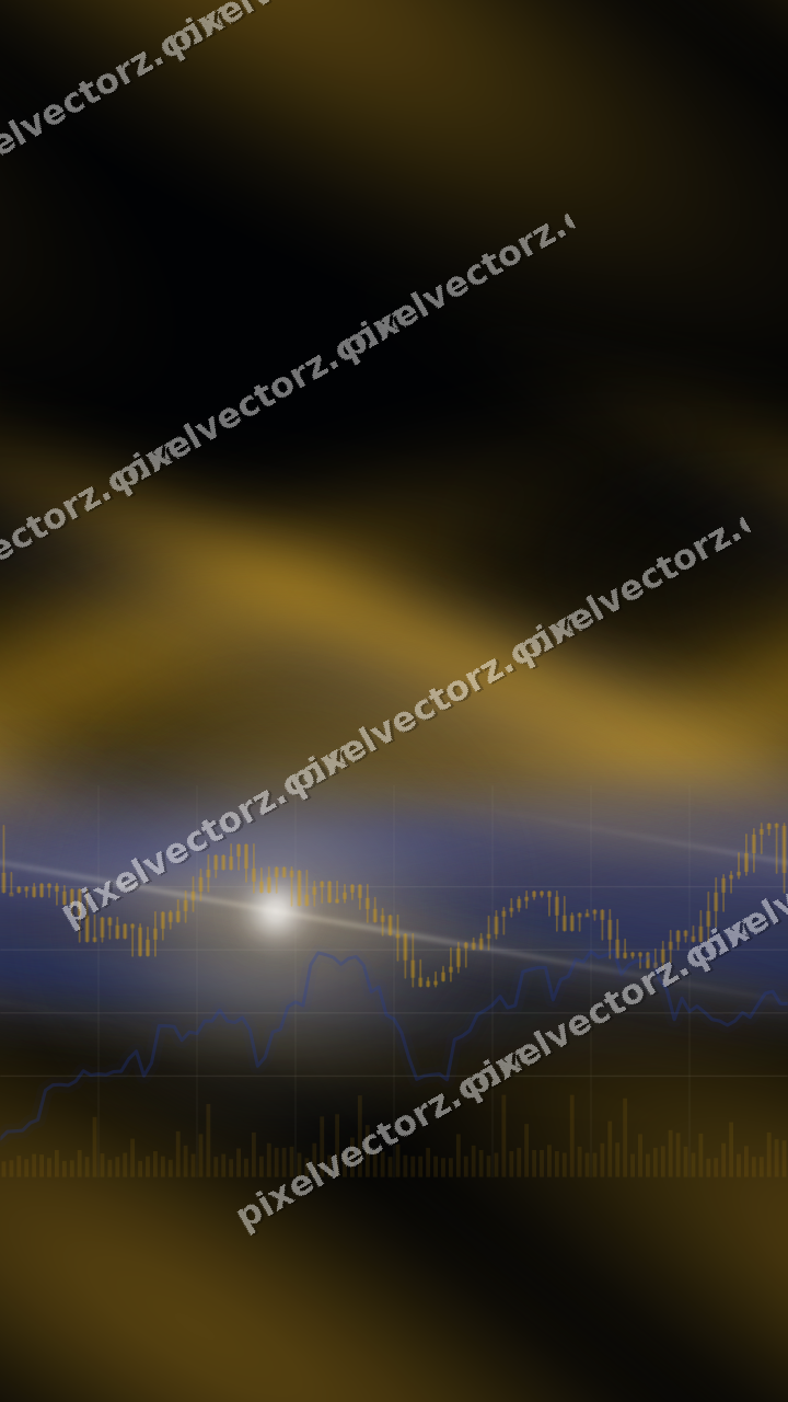 Nahtloser Neon Diagramm Hintergrund in Bernstein und Blau