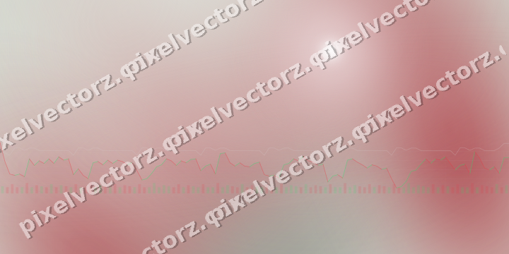 Soft pastel chart background in red and pale lime