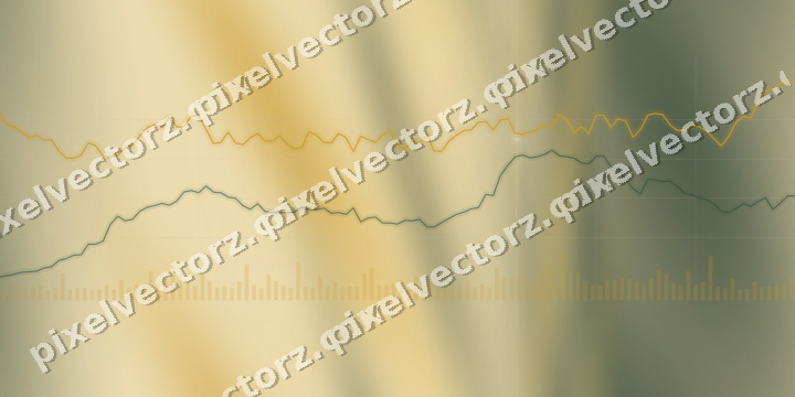 Nahtloser Pastell Diagramm Hintergrund in Bernstein und Dunkelgrün
