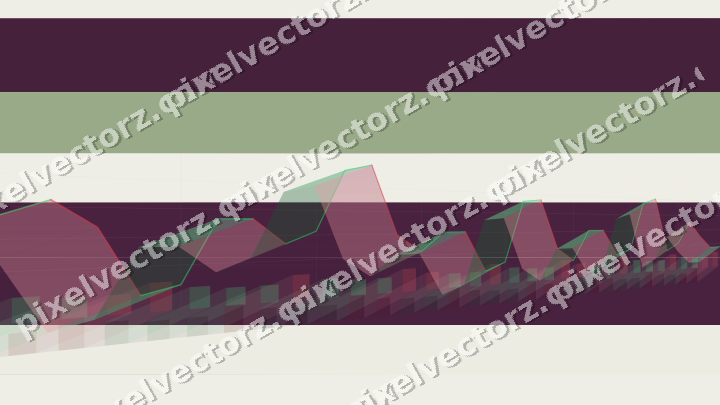 Soft pastel chart background in dark magenta and lime