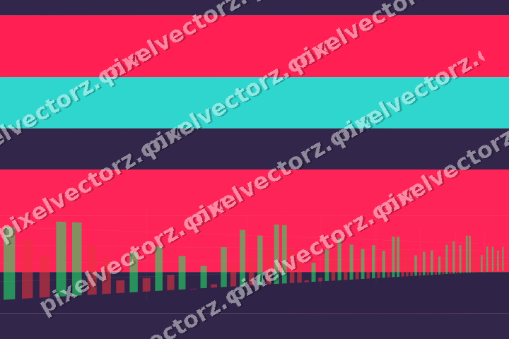 Soft pastel chart background in pink and amber