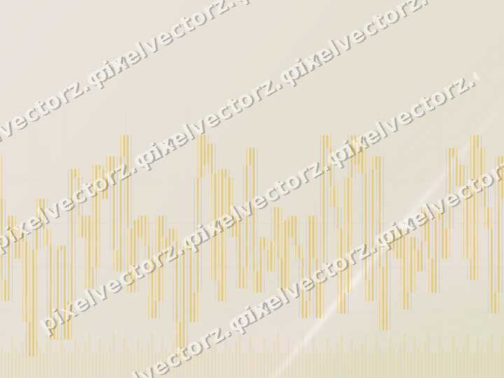 Soft pastel chart background in amber and pale orange
