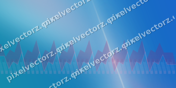 Glowing neon chart background in pink and cyan
