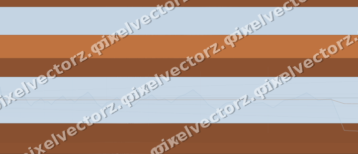 Glowing neon chart background in blue and orange