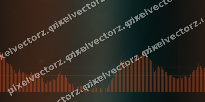 Nahtloser Neon Diagramm Hintergrund in Orange und Petrol