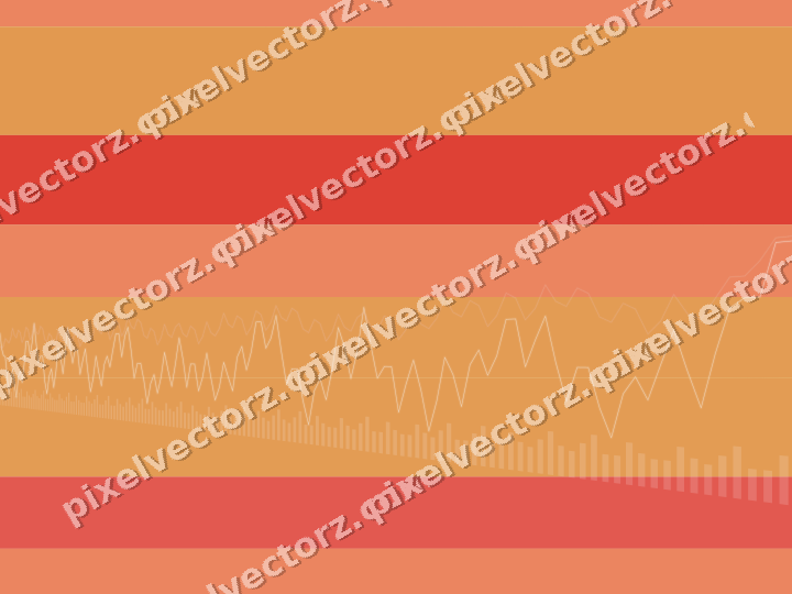 Soft pastel chart background in red and orange