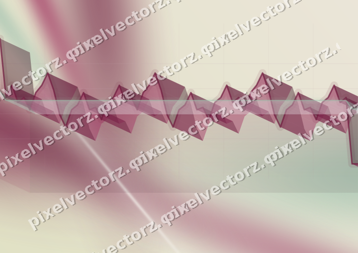 Soft pastel chart background in dark pink and green
