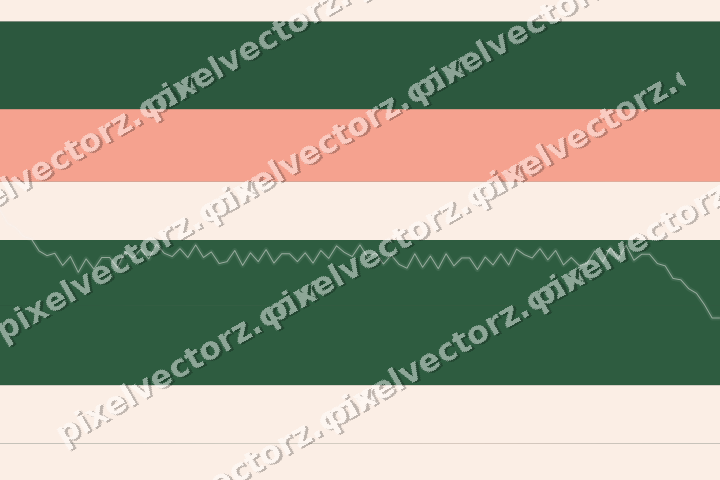 Glowing neon chart background in dark green and red