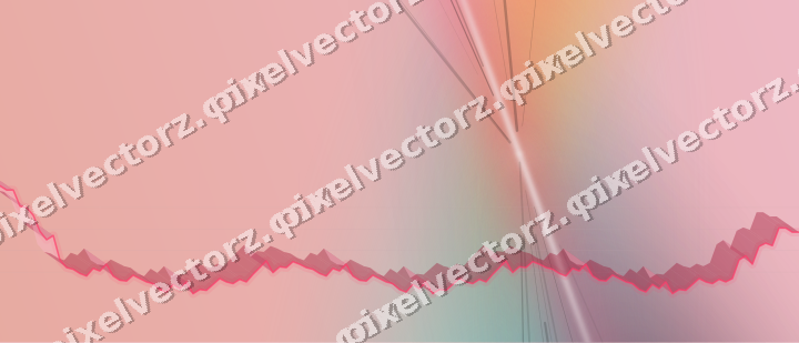 Soft pastel chart background in pink and amber