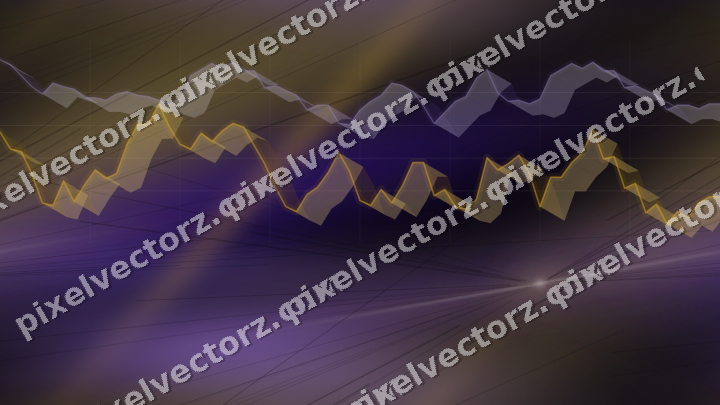 Nahtloser Neon Diagramm Hintergrund in Bernstein und Violett