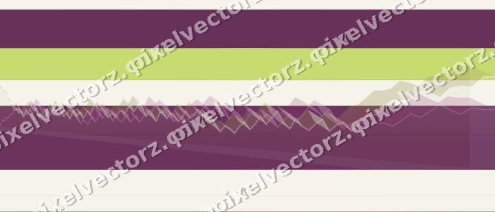 Glowing neon chart background in magenta and lime