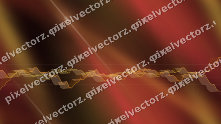 Nahtloser Neon Diagramm Hintergrund in Orange und Bernstein