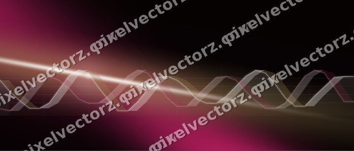 Glowing neon chart background in pink and green