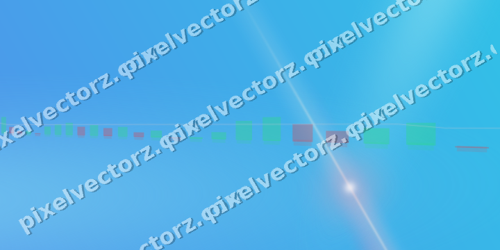 Glowing neon chart background in pink and cyan
