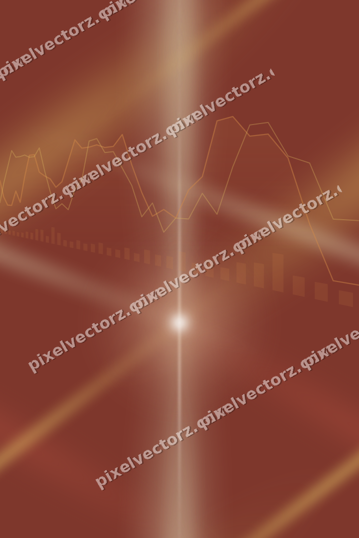 Nahtloser Neon Diagramm Hintergrund in Orange und Bernstein