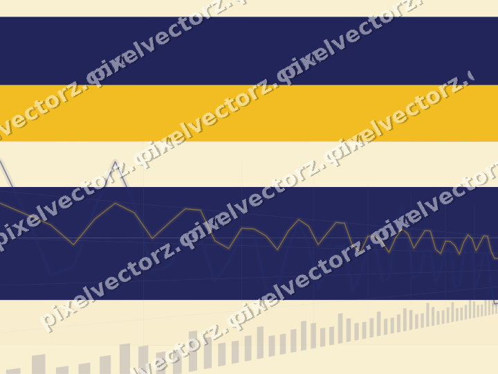 Soft pastel chart background in dark blue and amber