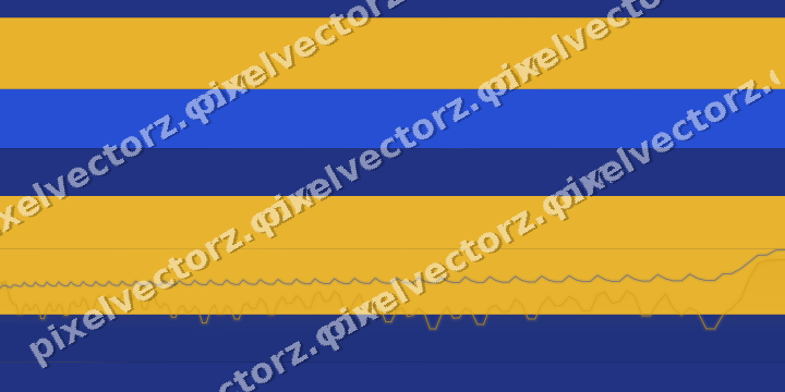 Glowing neon chart background in amber and blue