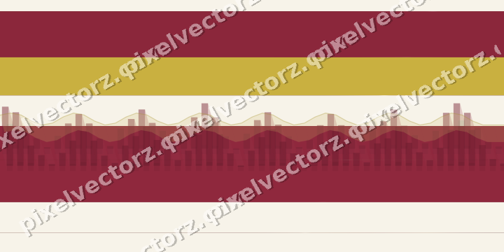 Glowing neon chart background in dark pink and red