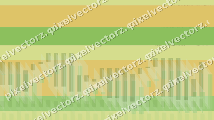 Soft pastel chart background in lime and yellow