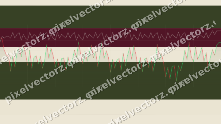 Soft pastel chart background in dark lime and dark pink