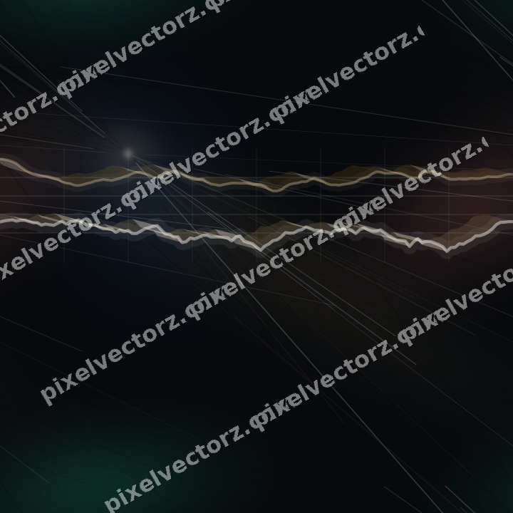 Nahtloser Neon Diagramm Hintergrund in Bernstein und Grün